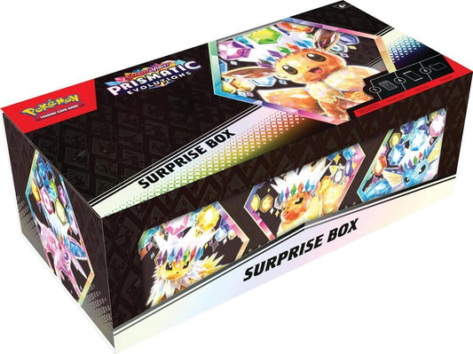 PRE-ORDER: Pokemon TCG: Scarlet & Violet - Prismatic Evolutions Surprise Box